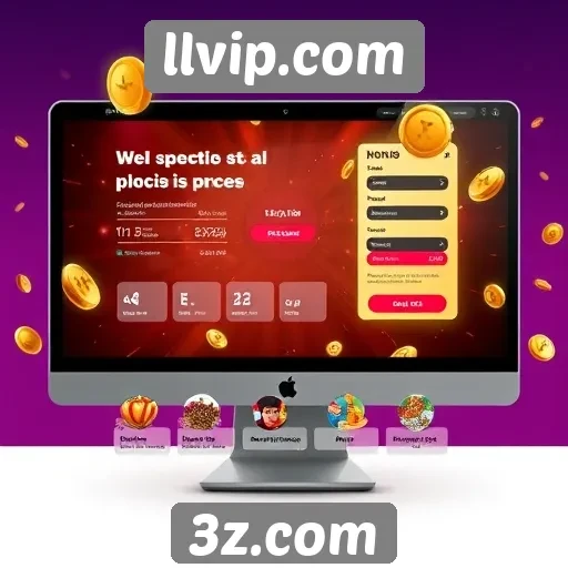 Interface do usuário no llvip.com em foco